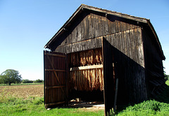 Séchoir à tabac en Périgord pourpre