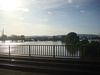 Hochwasser am Rhein bei Wi-Biebrich