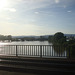 Hochwasser am Rhein bei Wi-Biebrich