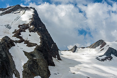 Blick vom Rettenbachjoch in die Nordflanke der Inneren Schwarzen Schneid, 3367 m ü. A (© Buelipix)
