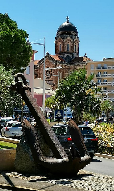 Une ancre en déco****************St Rapahël (Var)