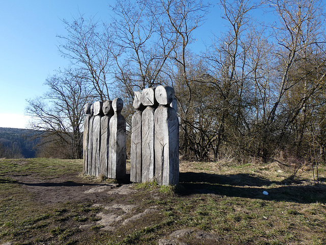 Die Wächter an der Burgruine Kallmünz