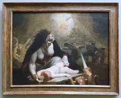 The Night-Hag Visiting Lapland Witches by Fuseli in the Metropolitan Museum of Art, January 2022