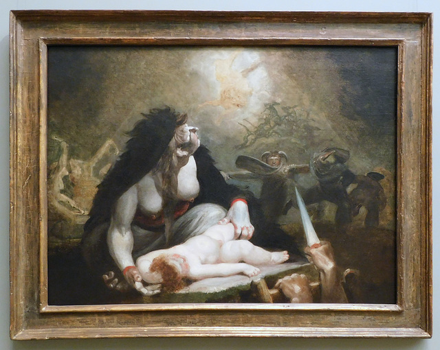 The Night-Hag Visiting Lapland Witches by Fuseli in the Metropolitan Museum of Art, January 2022