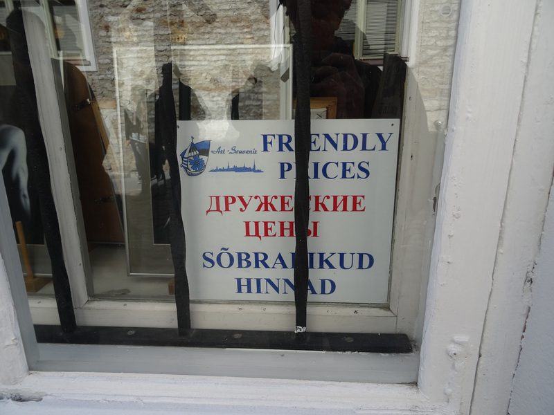 Still a lot of ethnic Russians living in Estonia. Many were sent to live there by the Soviet Union at the end of WWII.