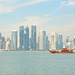 Qatar, Doha, Skyline on the Persian Gulf