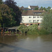 Hochwasser am Rhein bei Wi-Biebrich
