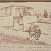 Detail of the Illustrated Letter to Emile Bernard by Van Gogh in the Metropolitan Museum of Art, July 2023