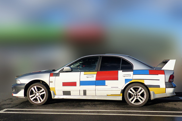 Mitsubishi Meets Mondrian - 6 February 2021