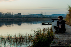 Abendstimmung am Kleinen Linowsee