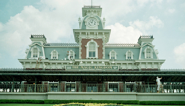 Walt Disney World, Orlando, Magic Kingdom Entrance (June 1981)
