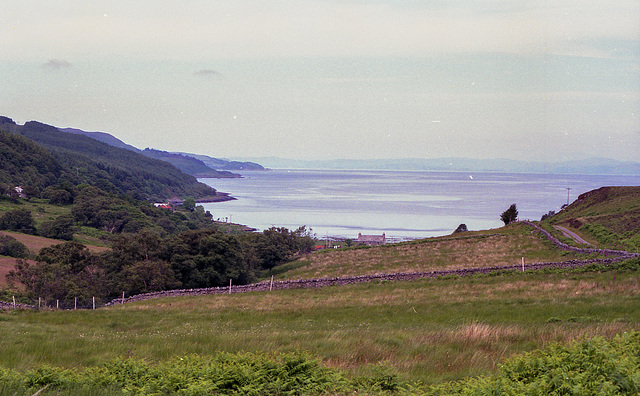 The end of the public road on Jura