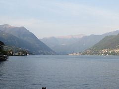 Vue sur le côté nord peu avant Côme