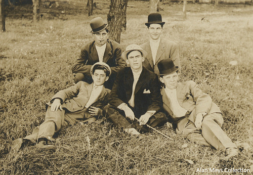 Guys with Hats and Cane