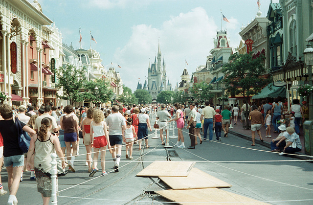 Walt Disney World, Orlando, Main Street (June 1981)
