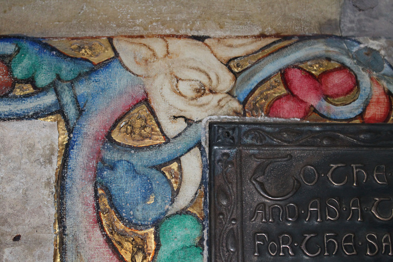 Phoebe Anna Traquair Murals of c1905, St Peter's Church, Clayworth, Nottinghamshire