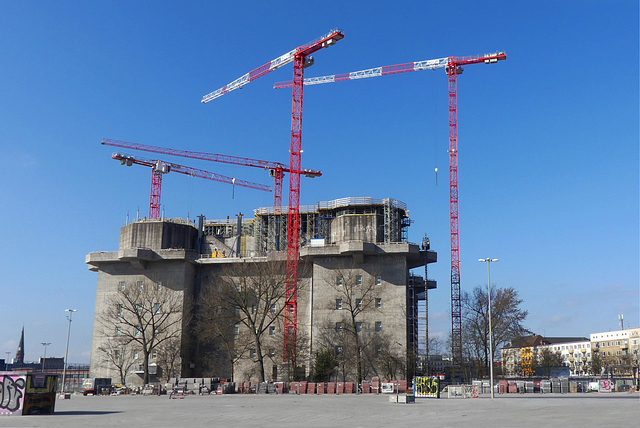 Hochbunker wird aufgepeppt