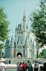 Walt Disney World, Orlando, Cinderella’s Castle (June 1981)