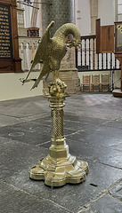 Pelican lectern, Grote Kerk Haarlem