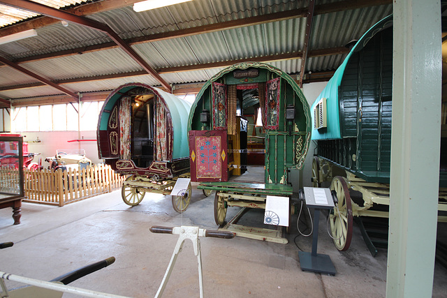 Romany Caravans of 1900, Hatlebury Castle, Worcestershire