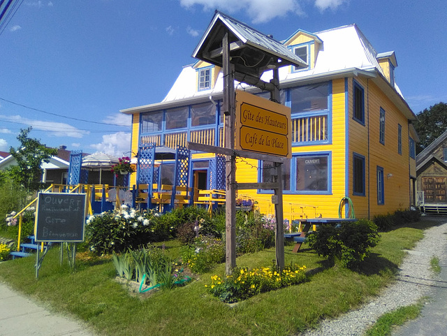 Un gîte du Québec aux couleurs vivifiantes