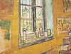 Detail of Window in the Studio by Van Gogh in the Metropolitan Museum of Art, July 2023