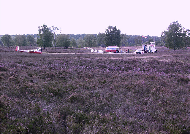 Segelflugplatz in der Fischbeker Heide