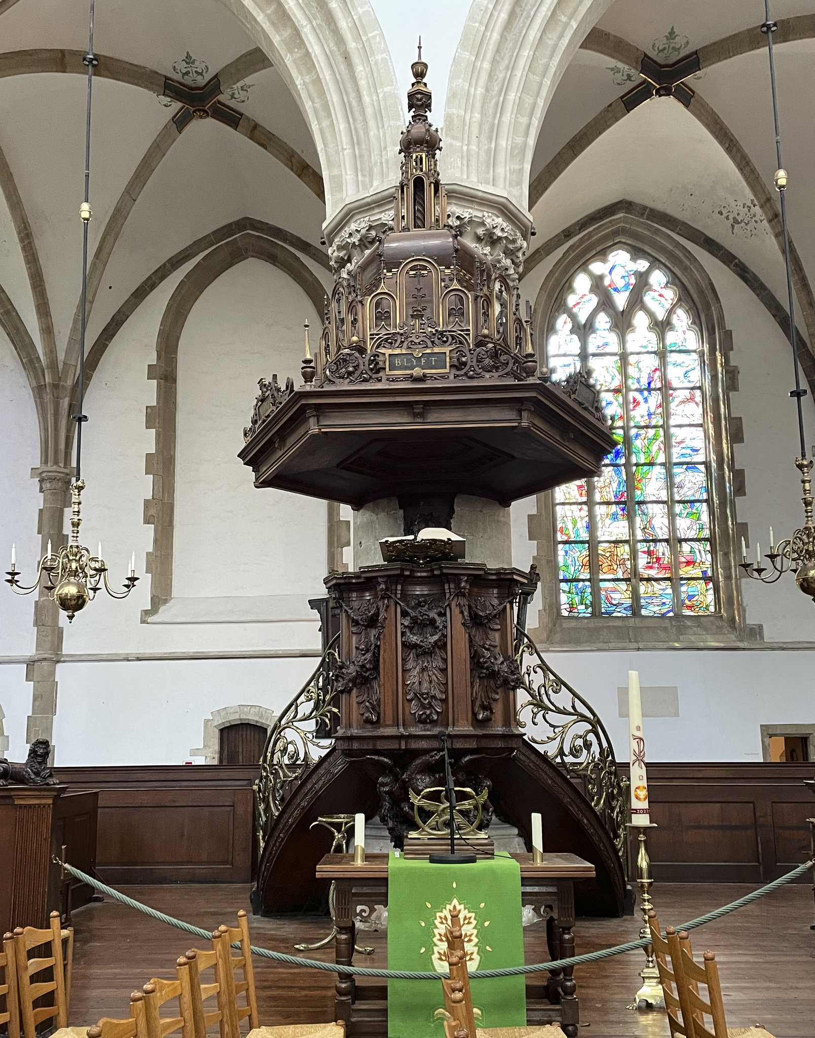 Grote Kerk, Haarlem, pulpit