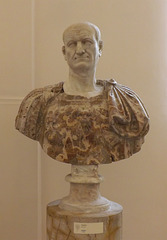 Bust of the Emperor Vespasian in the Naples Archaeological Museum, July 2012