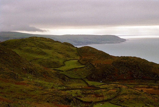 Looking out over Barmouth Bay (Scan from 1993)