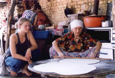 mum making burek with suzi