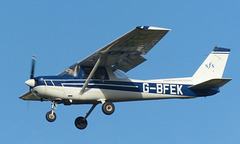 G-BFEK approaching Gloucestershire Airport - 18 January 2020