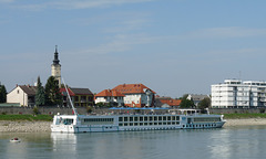 Cruiseship 'Aurelia' at Mohacs