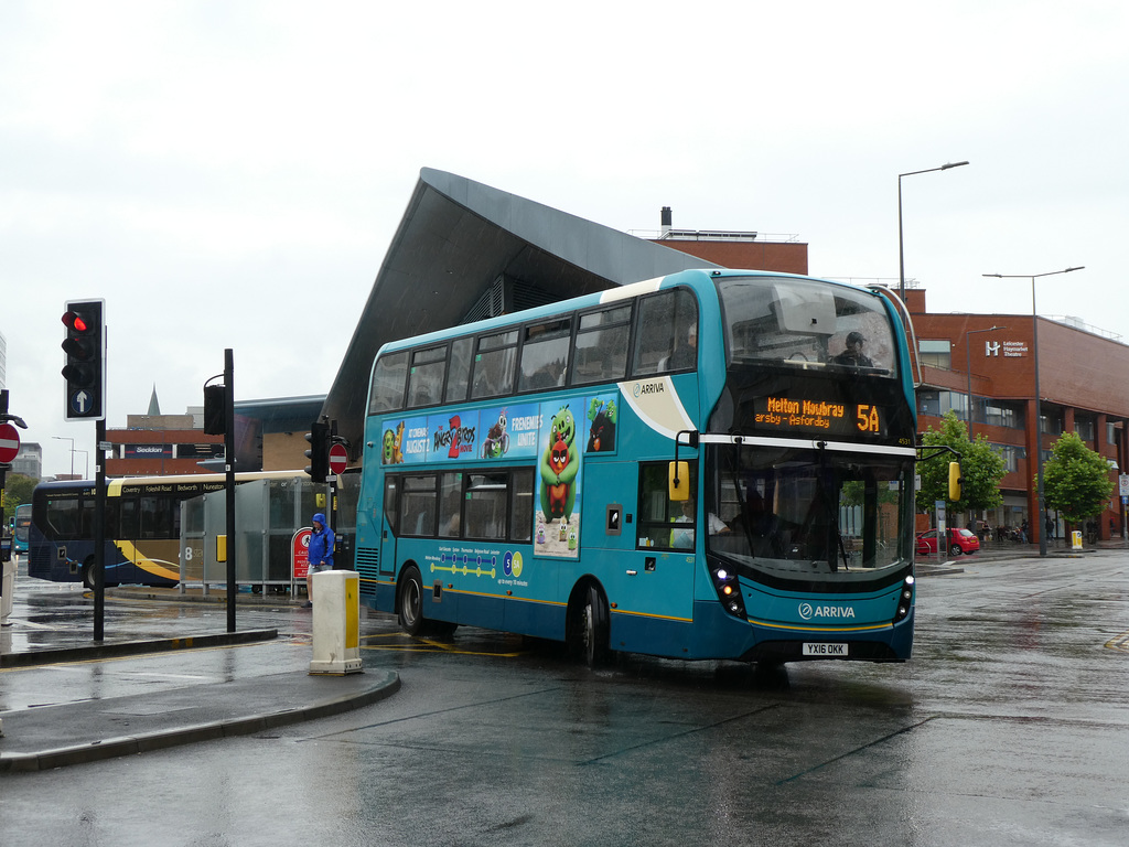 Arriva Midlands 4531 (YX16 OKK) in Leicester - 27 Jul 2019 (P1030348)