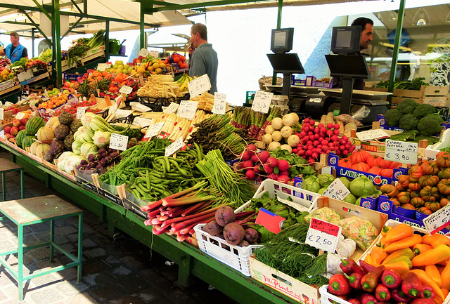 Gemüsemarkt in Bozen