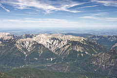 Blick von der Zugspitze