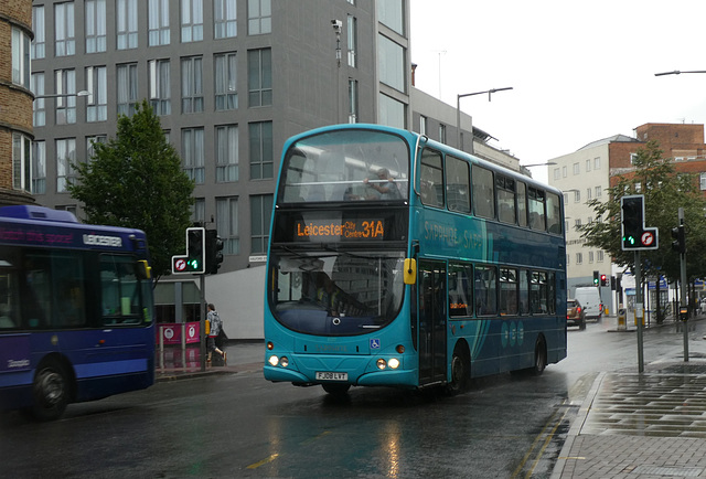 Arriva Midlands 4207 (FJ08 LVT) in Leicester - 27 Jul 2019 (P1030198)