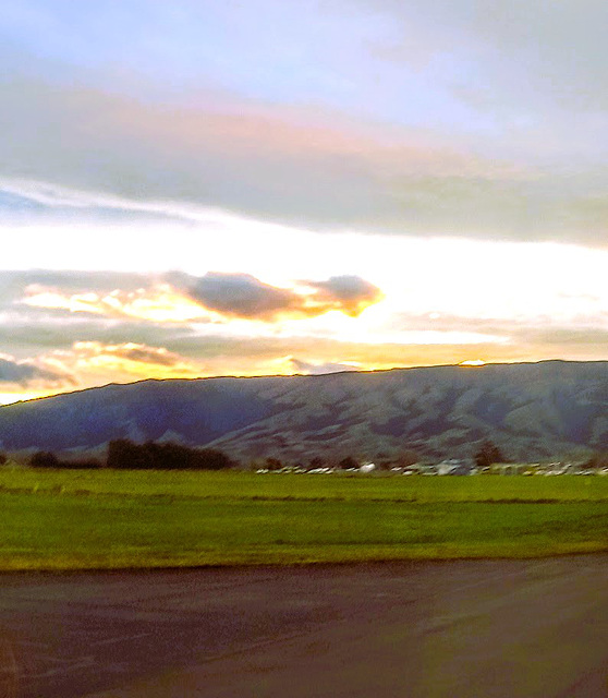 Sunset From Highway 1.