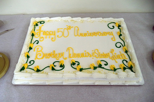 50th Anniversary Cake