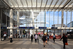 The Shard exit from London Bridge station