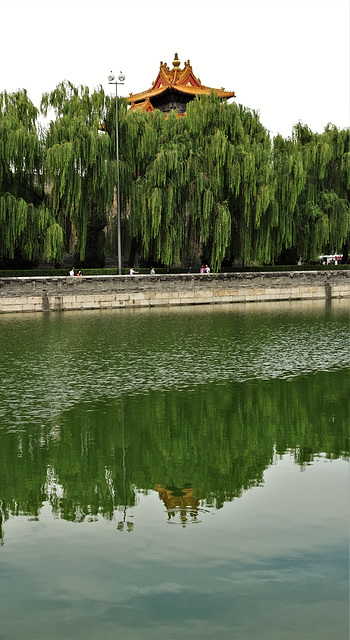 Forbidden City moat and wall