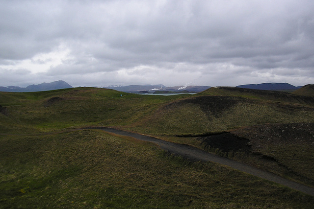 Approaching Myvatn