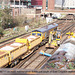GBRf 66750 & 66711 on track maintenance duties south of East Croydon station - 25 2 2023