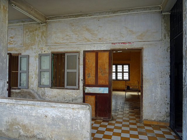 former place of human tragedy , Tuol Sleng ,Phnom Penh