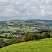 Towards Coniston from above Sizergh Castle