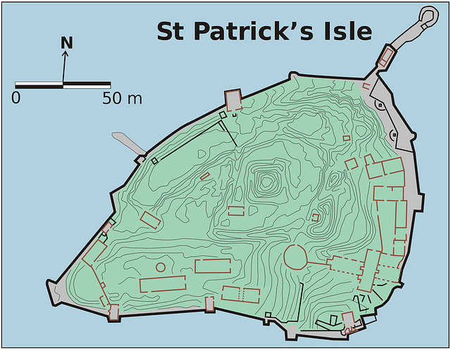 IoM[2]PC - map of St Patrick's Isle