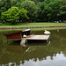 Bulgaria, Blagoevgrad, House for Swans on the Lake in the Park of Bachinovo