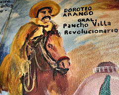 Pancho Villa Mural – Taqueria Vallarta, 24th Street Near Folsom, Mission District, San Francisco, California