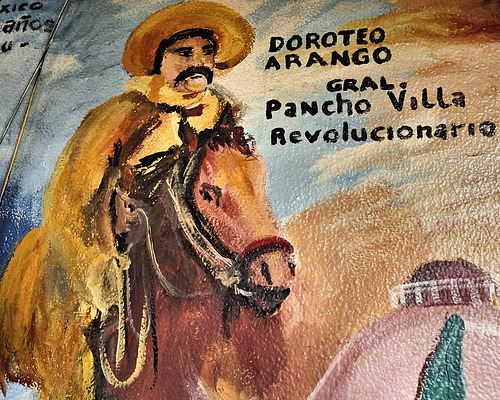 Pancho Villa Mural – Taqueria Vallarta, 24th Street Near Folsom, Mission District, San Francisco, California