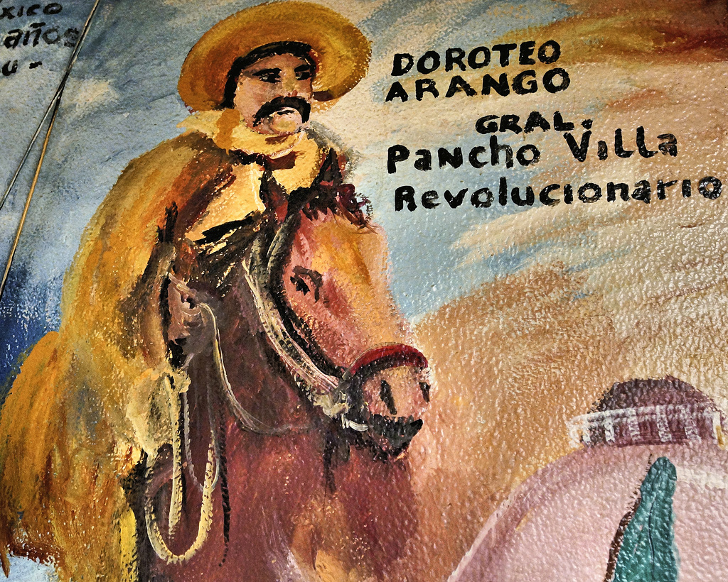 Pancho Villa Mural – Taqueria Vallarta, 24th Street Near Folsom, Mission District, San Francisco, California